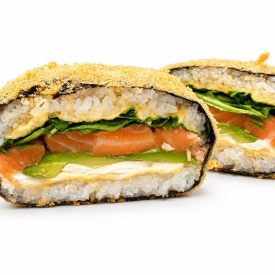 Salmon Sushi Burger